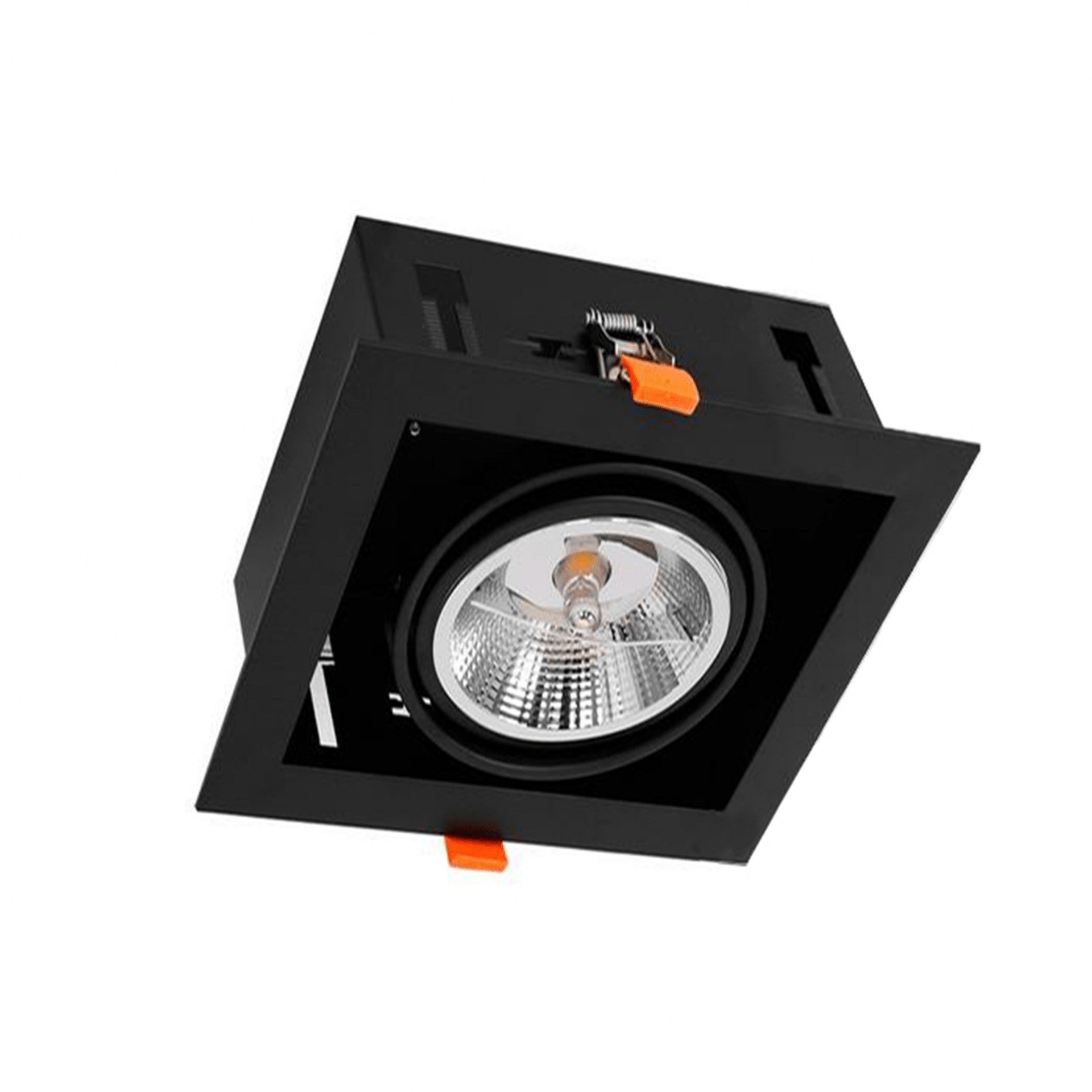 LED AR111 inbouwarmatuur | vierkant | Zwart | exclusief AR111 spot - Outledtl.nl